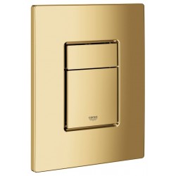 Flush wall plates for concealed cistern cool sunrise dual flush valve material: ABS Pneumatic, color: Gold surface: Glossy