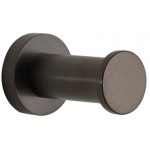 Άγκιστρο από ορείχαλκο μονό Brushed Black Chrome, χρώμα: Μαύρο επιφάνεια: Βουρτσισμένη