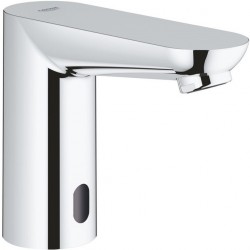 Wash basin tap Deck-mounted electronic material: Brass Without waste Μ size, color: Chrome surface: Glossy Deck-mounted