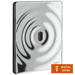 Flush wall plates for concealed cistern Electronic material: ABS single flush valve, color: Chrome surface: Glossy Flush plates
