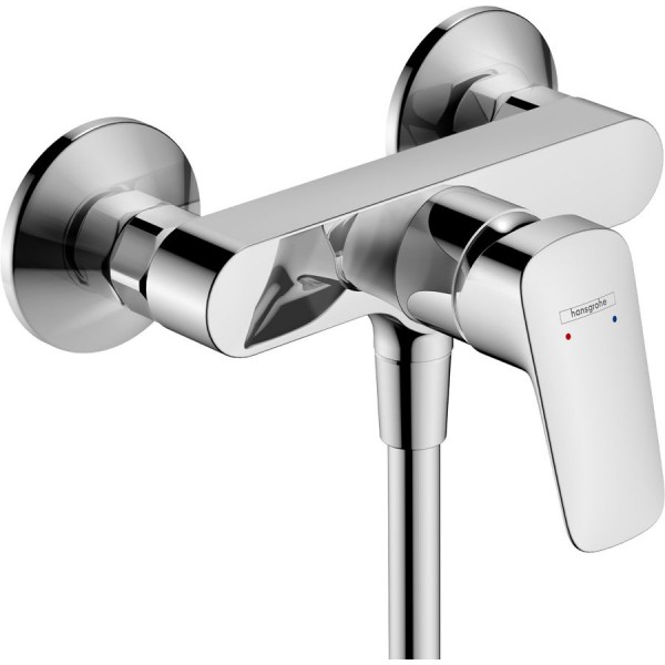 Shower tap Wall-mounted exposed material: Brass mixer without hand shower, hose and holder, color: Chrome surface: Glossy Wall-mouned exposed Shower tap Wall-mounted exposed material: Brass mixer without hand shower, hose and holder, color: Chrome surface: Glossy Wall-mouned exposed