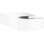 Shower holder Fixed material: Brass, color: White surface: Matt Shower holders