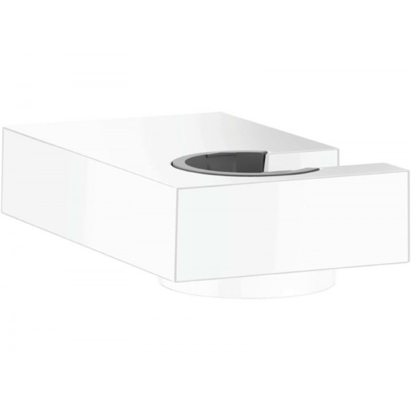 Shower holder Fixed material: Brass, color: White surface: Matt Shower holders