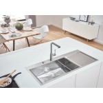 Νεροχύτης ανοξείδωτος 116x52 από inox επιφάνεια: Σατινέ με πάγκο δεξιά ένθετος 1 γούρνα AISI 304, χρώμα: Χρωμέ Ανοξείδωτοι Νεροχύτης ανοξείδωτος 116x52 από inox επιφάνεια: Σατινέ με πάγκο δεξιά ένθετος 1 γούρνα AISI 304, χρώμα: Χρωμέ Ανοξείδωτοι
