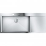 Νεροχύτης ανοξείδωτος 116x52 από inox επιφάνεια: Σατινέ με πάγκο δεξιά ένθετος 1 γούρνα AISI 304, χρώμα: Χρωμέ Ανοξείδωτοι Νεροχύτης ανοξείδωτος 116x52 από inox επιφάνεια: Σατινέ με πάγκο δεξιά ένθετος 1 γούρνα AISI 304, χρώμα: Χρωμέ Ανοξείδωτοι