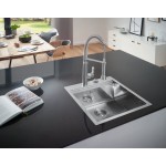 Νεροχύτης ανοξείδωτος 51,8x56 από inox επιφάνεια: Σατινέ χωρίς πάγκο ένθετος 1 γούρνα AISI 304, χρώμα: Χρωμέ Ανοξείδωτοι Νεροχύτης ανοξείδωτος 51,8x56 από inox επιφάνεια: Σατινέ χωρίς πάγκο ένθετος 1 γούρνα AISI 304, χρώμα: Χρωμέ Ανοξείδωτοι