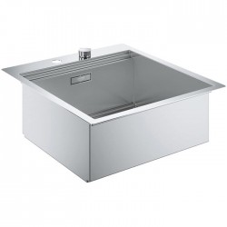 Sink Stainless (Steel) 51,8x56 material: Inox surface: Satin free nested 1 bowl AISI 304, color: Chrome Stainless steel