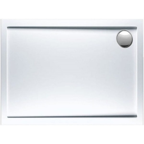 Shower tray Rectangular 100x80x5,5 material: Acrylic, color: White surface: Glossy Rectangular Shower tray Rectangular 100x80x5,5 material: Acrylic, color: White surface: Glossy Rectangular