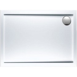 Shower tray Rectangular 100x80x5,5 material: Acrylic, color: White surface: Glossy Rectangular