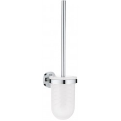 Brush (broom) material: Brass Wall-mounted, color: Chrome surface: Glossy Toilet brush holders
