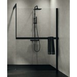 Shower enclosure Linear 100cm 8mm fixed surface: Glossy, color: No color Linear