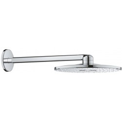 Shower head Wall-mounted 31x31 material: Brass, style: 2 sprays, color: Chrome surface: Glossy Overhead showers