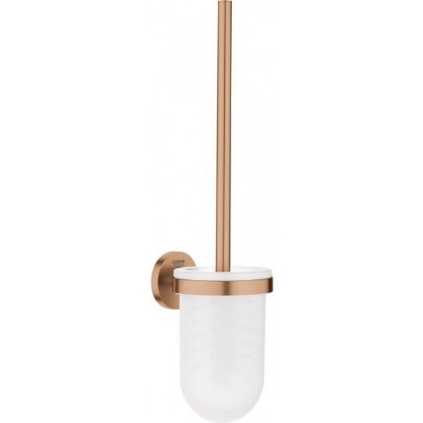 Brush (broom) material: Brass Wall-mounted Brushed warm sunset, color: Pink Gold surface: Brushed Toilet brush holders Brush (broom) material: Brass Wall-mounted Brushed warm sunset, color: Pink Gold surface: Brushed Toilet brush holders