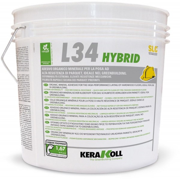 Κόλλα 16kg, ανοιχτό χρώμα για ξύλο παρκέ, απόχρωση: Λευκό Κόλλες