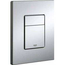 Flush wall plates for concealed cistern dual flush valve material: Metal Pneumatic, color: Chrome surface: Glossy Flush plates