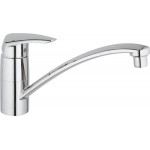 Kitchen tap Deck-mounted material: Brass, color: Chrome surface: Glossy Deck-mounted