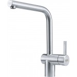 Μπαταρία κουζίνας επικαθήμενη από inox L-Spout, χρώμα: Χρωμέ επιφάνεια: Βουρτσισμένη Επικαθήμενες Μπαταρία κουζίνας επικαθήμενη από inox L-Spout, χρώμα: Χρωμέ επιφάνεια: Βουρτσισμένη Επικαθήμενες