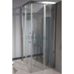 Shower enclosure Square 78x78x200 5mm opening surface: Glossy, color: Chrome Square Shower enclosure Square 78x78x200 5mm opening surface: Glossy, color: Chrome Square