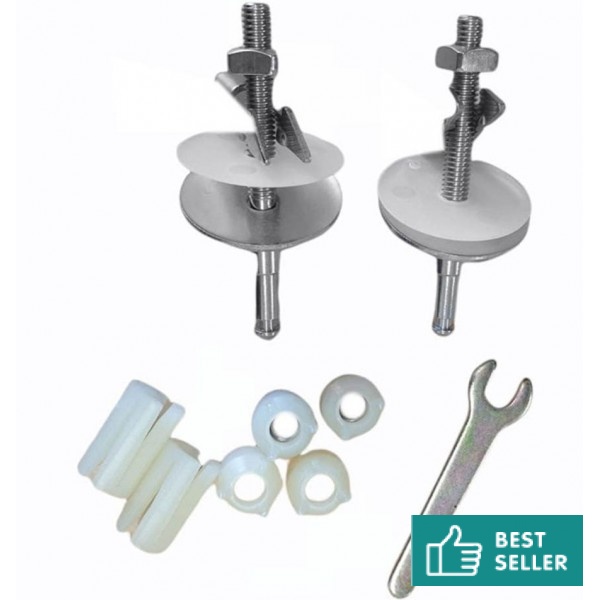 Σετ σύνδεσης καλύμματος λεκάνης με μηχανισμό soft close Σετ σύνδεσης καλυμμάτων