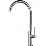 Μπαταρία κουζίνας επικαθήμενη από inox C-Spout, χρώμα: Χρωμέ επιφάνεια: Βουρτσισμένη Επικαθήμενες Μπαταρία κουζίνας επικαθήμενη από inox C-Spout, χρώμα: Χρωμέ επιφάνεια: Βουρτσισμένη Επικαθήμενες