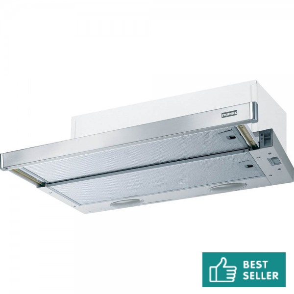Absorber Concealed sliding 60cm, style: 140 W, color: Chrome Slide-out cooker hoods