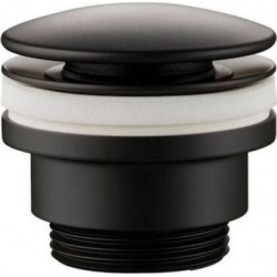 Waste Valve Without overflow material: Brass surface: Matt, color: Black Waste overflows