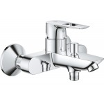 Bathtub tap Wall-mounted exposed material: Brass without hand shower, hose and holder New mixer, color: Chrome surface: Glossy Bathtub tap Wall-mounted exposed material: Brass without hand shower, hose and holder New mixer, color: Chrome surface: Glossy