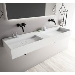 Νιπτήρας επίτοιχος 150x45x16 150 D με 2 γούρνες χωρίς κολώνα / χωρίς υπερχείλιση χωρίς οπή από solid surface, χρώμα: Λευκό επιφάνεια: Ματ Επίτοιχοι Νιπτήρας επίτοιχος 150x45x16 150 D με 2 γούρνες χωρίς κολώνα / χωρίς υπερχείλιση χωρίς οπή από solid surface, χρώμα: Λευκό επιφάνεια: Ματ Επίτοιχοι