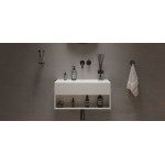 Νιπτήρας επίτοιχος 60x40x28 60 SH, χωρίς υπερχείλιση, με ράφι με 1 γούρνα χωρίς κολώνα χωρίς οπή από solid surface, χρώμα: Λευκό επιφάνεια: Ματ Επίτοιχοι Νιπτήρας επίτοιχος 60x40x28 60 SH, χωρίς υπερχείλιση, με ράφι με 1 γούρνα χωρίς κολώνα χωρίς οπή από solid surface, χρώμα: Λευκό επιφάνεια: Ματ Επίτοιχοι