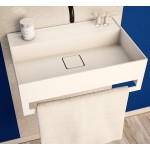 Washbasin Wall-mounted 60x40x20 60 TB no pedestal With 1 bowl Without hole material: Solid Surface, color: White surface: Matt Wall-mounted Washbasin Wall-mounted 60x40x20 60 TB no pedestal With 1 bowl Without hole material: Solid Surface, color: White surface: Matt Wall-mounted
