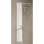 Equipped shower column 150cm, color: White surface: Matt Indoor with hydromassage Equipped shower column 150cm, color: White surface: Matt Indoor with hydromassage