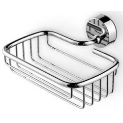 Sponge box material: Brass Single Single-mounted deep 17,3x15,5x8, color: Chrome surface: Glossy Shower baskets