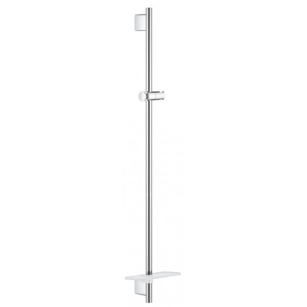Βέργα ντους 90cm από ορείχαλκο με σαπουνοθήκη, χρώμα: Χρωμέ επιφάνεια: Γυαλιστερή Βέργες ντους