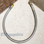 Metal hose material: Brass Flexible hose pipe connectors Metal hose material: Brass Flexible hose pipe connectors
