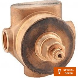 Diverter for concealed shower tap 2 way
