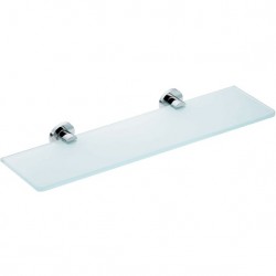 Shelf 50x12,5 material: Crystal surface: Glossy, color: Chrome Shelves