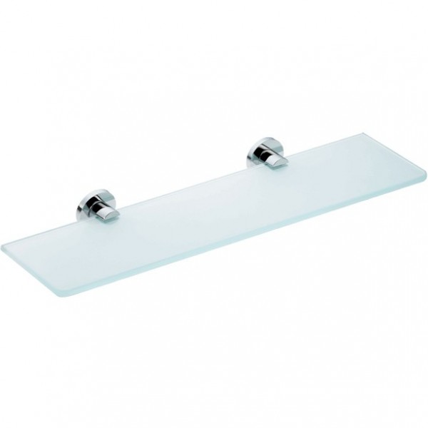 Shelf 50x12,5 material: Crystal surface: Glossy, color: Chrome Shelves Shelf 50x12,5 material: Crystal surface: Glossy, color: Chrome Shelves