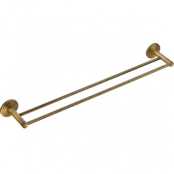 Towel 55cm Oxyde Fixed double material: Brass, color: Bronze surface: Brushed Towel rails Towel 55cm Oxyde Fixed double material: Brass, color: Bronze surface: Brushed Towel rails