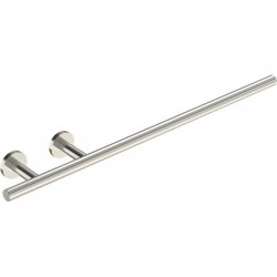 Πετσετοθήκη 55cm Nickel Mat σταθερή από ορείχαλκο μονή, χρώμα: Χρωμέ επιφάνεια: Ματ Πετσετοθήκες