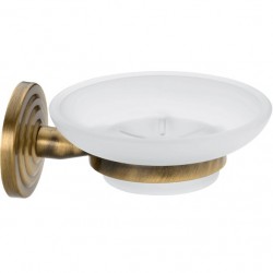 Soap material: Brass Wall-mounted Oxyde, color: Bronze surface: Brushed Soap holders