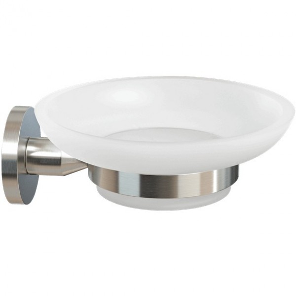 Σαπουνοθήκη από ορείχαλκο επίτοιχος τύπος Nickel Mat, χρώμα: Χρωμέ επιφάνεια: Ματ Σαπουνοθήκες