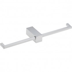 Paper holder double material: Brass, color: Chrome surface: Glossy Toilet paper holders