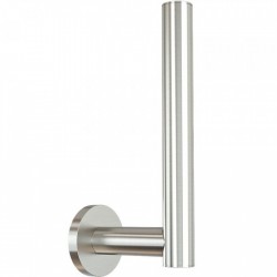 Paper holder vertical material: Brass, color: Chrome surface: Matt Toilet paper holders