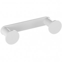 Άγκιστρο από ορείχαλκο διπλό, χρώμα: Λευκό επιφάνεια: Ματ Άγκιστρα