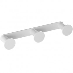 Άγκιστρο από ορείχαλκο πολλαπλό τριπλό, χρώμα: Λευκό επιφάνεια: Ματ Άγκιστρα