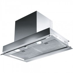 Απορροφητήρας εντοιχιζόμενος απλός 60cm 230 W, χρώμα: Χρωμέ Απορροφητήρες εντοιχιζόμενοι