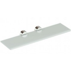 Εταζέρα 40x12,5 Nickel Mat από κρύσταλλο επιφάνεια: Ματ, χρώμα: Χρωμέ Εταζέρες
