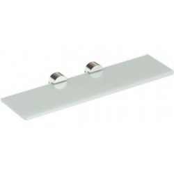 Εταζέρα 50x12,5 Nickel Mat από κρύσταλλο επιφάνεια: Ματ, χρώμα: Χρωμέ Εταζέρες