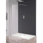 Shower enclosure Linear 110x200 8mm fixed surface: Glossy, color: Chrome Linear Shower enclosure Linear 110x200 8mm fixed surface: Glossy, color: Chrome Linear