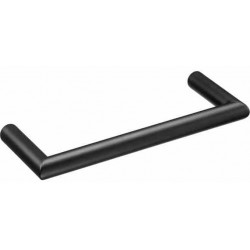 Towel 22x8,5x1,8 Fixed material: Brass single, color: Black surface: Matt